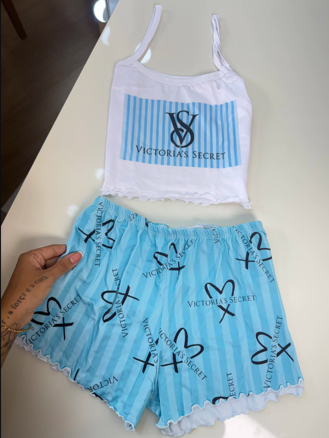 Baby doll Victoria´s Secret azul