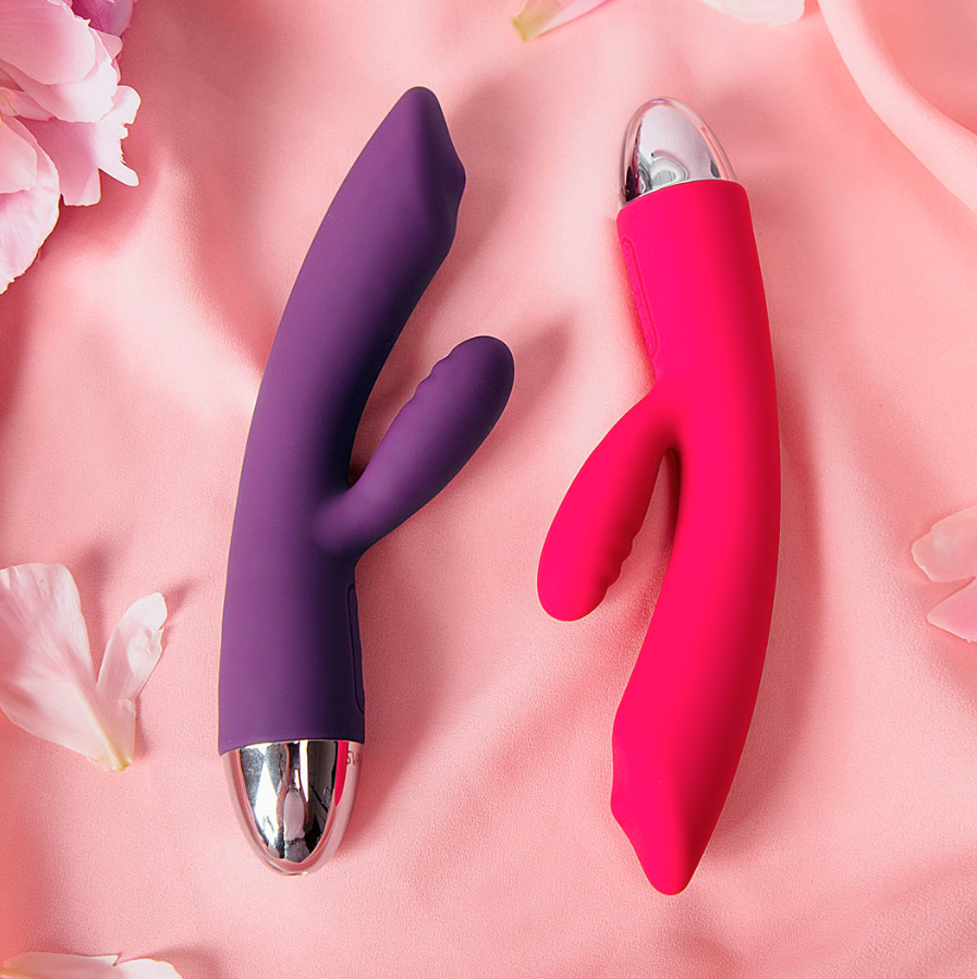 Vibrador Estimulador de Ponto G e Clítoris Recarregável com 5 Intensidades de Vibração e 2 Velocidades - Svakom Trysta | 9,2 x 2,8 cm | Disponível em 2 Cores