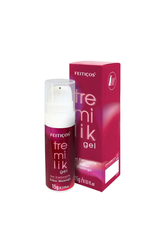 Tremilik Gel Vibrador Beijável – Morango 15G